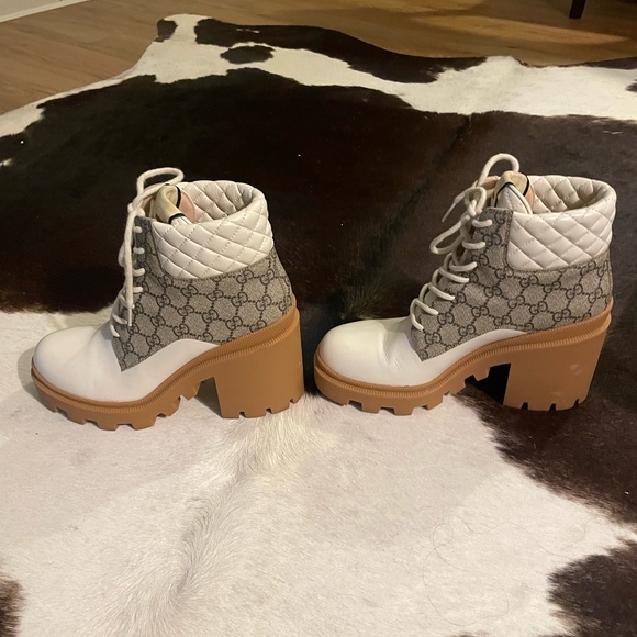 Gucci Lug Boot, like new. Only worn a few times. - Picture 7 of 8